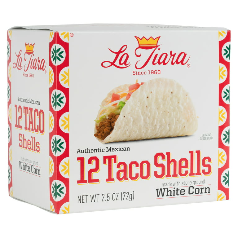 Mexican 2.5 Tiara Taco La Count Hard oz, Shells, 12 Authentic
