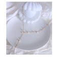thumbnail image 5 of Collier de Perles baroque imitation style Français, Collier en Acier Titane Accessoires en Forme de Y Collier Pompon, 5 of 5