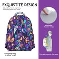 thumbnail image 5 of Paisley Print Gift Backpack - Trendy School Bookbag for College Students, Waterproof Backpack with Laptop Sleeve for Women & Men, Stylish Paisley Design, 5 of 6