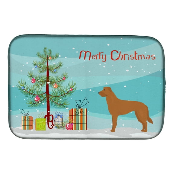 Lurcher #2 Christmas Tree Dish Drying Mat