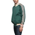 thumbnail image 3 of G-Style USA Men's G Striped Track Jacket JK5014 - Green - Small, 3 of 4