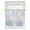 Light Blue Turquoise, variant on Sage Green Grey Coastal Half Window Curtain 36 Inches Long, Summer Beach Coral Shell Ocean Window Treatment Curtain Drapes, Small Tier Curtains for Bathroom Over Sink, 27.5"x36", 2 Panels