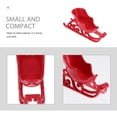 thumbnail image 3 of CTIRCHIU 12Pcs Tiny Sleigh for Christmas Holiday Atmosphere and Photo Props Red Plastic, 3 of 8