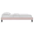 thumbnail image 3 of Modway Reign Twin Performance Velvet Platform Bed Frame in Pink, 3 of 6