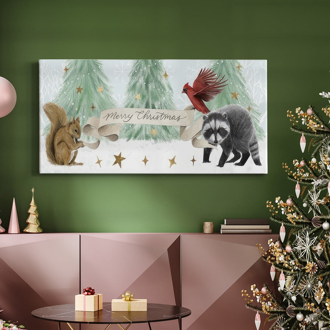 Christmas in the Forest Collection D- Gallery Wrapped Canvas