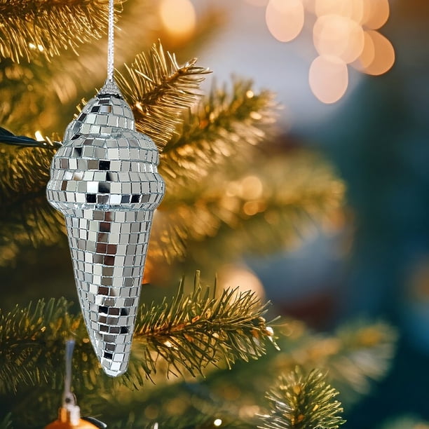Decoraciones de Halloween, adornos de Halloween, regalos de Halloween, decoraciones para árboles de Navidad, adornos de helado, decoraciones para fiestas, adornos de helado