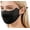 Black, variant on UPF 50+ UV Sun Protection Face Mask for Women Men, Summer Cooling Breathable Sun Blocking Face Cover,2 pcs