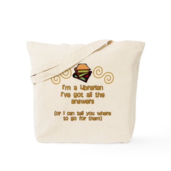 CafePress - I'm A Librarian Tote Bag - Unisex Canvas Tote Bag, Beige, 1-Piece