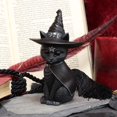 thumbnail image 5 of Magic Hat Occult Cat, Polyresin, Black And Silver, 11Cm, 5 of 5