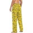thumbnail image 6 of Top-kevin Christmas Snowflakes Pajama Pants White Black Texture Lounge Sleepwear PJs Men's Pajama Bottoms Lightweight Sleep Pants S, 6 of 11