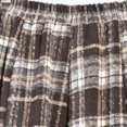 thumbnail image 4 of Ashirexll Womens Skirts, Fashion Plus Size High-Waisted Plaid Tweed Bustier Skirt Elastic Waist Head Knee-Length Cake Flowy Skirt Brown Free Size, 4 of 5