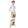 thumbnail image 3 of FORMRS Boys Pajama Pants with Pockets Size 6-8Y Kids Lounge Sleep Bottoms, Black Cat Rainbow, 3 of 8