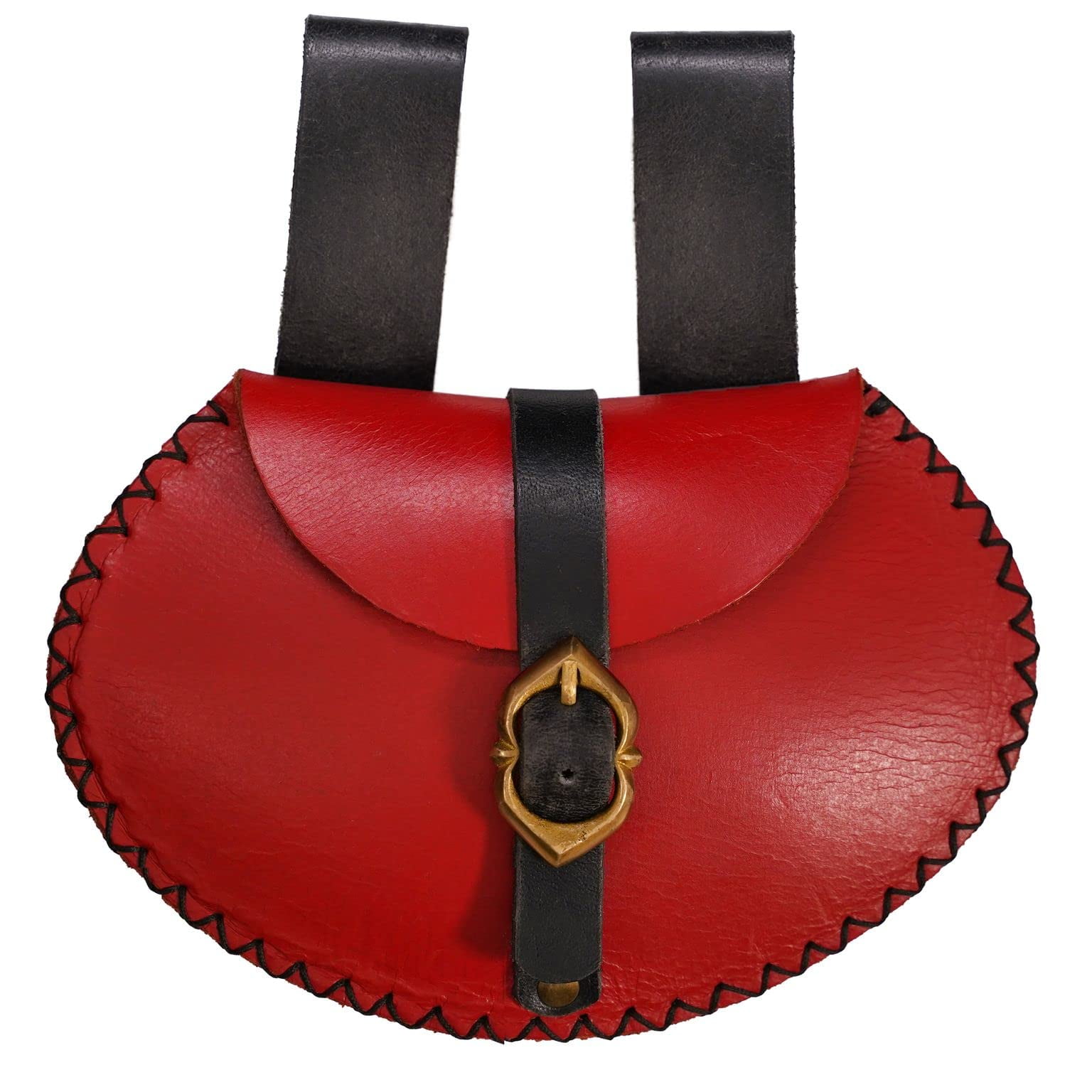 Medieval bucket bag portable underarm bag repair replacement bag Shoulder  strap Leather belt accessories