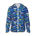 thumbnail image 1 of Balery Submarines And Whales Sudadera ligera de manga larga con capucha y protección solar UPF 50+ para hombre y mujer, ideal para pesca y running-Small, 1 of 7