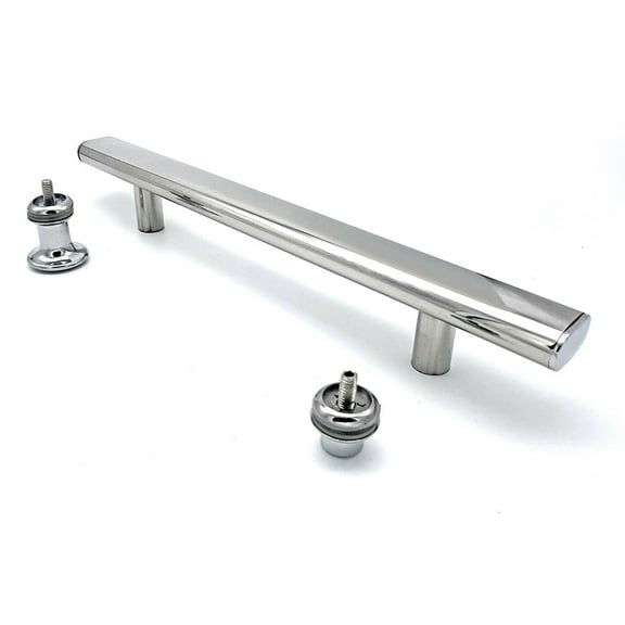 Stainless Steel Chrome Shower Door Handles Or Knobs For Shower Enclosures 220Mm