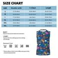 thumbnail image 5 of Lsque Sea Fish Print Men's Cotton Blend Sleeveless Muscle Shirts (S-3XL)- Moisture Wicking, Odor Protection, UPF 30+,X-Large, 5 of 8
