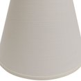 thumbnail image 2 of 14" White Linen Empire Lampshade with Washer Fitter - Slant Design for Table & Floor Lamps, 2 of 7
