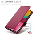 thumbnail image 4 of Designed for iPhone 11 Pro Max Wallet Case, with Card Slots Strong Magnetic Closure PU Leather Flip Fold Shockproof Kickstand Durable Purse Flip Case for iPhone 11 Pro Max - Winered, 4 of 7