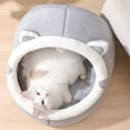 thumbnail image 2 of MERILER Cute Semi-Enclosed Puss & Dog Bed - Warm, Windproof, Easy to Clean, All-Season Comfort with High Resilience & Soundproof Design, 2 of 6
