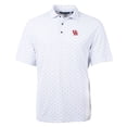 thumbnail image 2 of Men's Cutter & Buck White Houston Cougars Big & Tall Virtue Eco Pique Tile Print Recycled Polo, 2 of 3