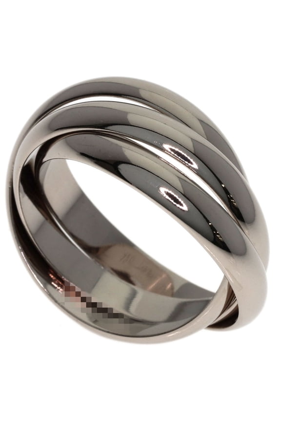 Pre-Owned Cartier Trinity #47 Ring, 18K White Gold, Women's, CARTIER