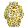 thumbnail image 5 of Gudetama Hoodie 3D Print Pullover Hooded Long Sleeve Sweatshirts Tops Blouse with Pocket for Mens Womens, 5 of 6