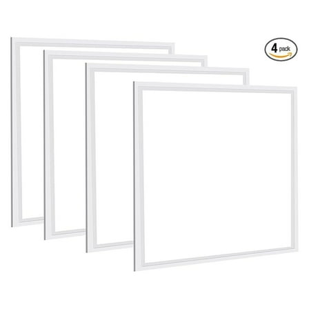 2x2 LED Panel Lights 45W, 5800lm, 5000K Dimmable - 4 Pack