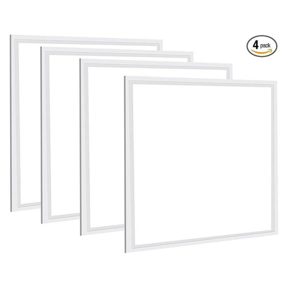2x2 LED Panel Lights 45W, 5800lm, 5000K Dimmable - 4 Pack