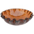 thumbnail image 1 of Eden Bath EB-GS10 Cola Brown Freeform Wave Glass Vessel Sink, 1 of 1