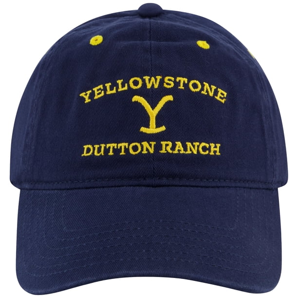Yellowstone - Gorra de béisbol Ajustable con ala Curvada, Marino, Talla única