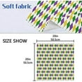 thumbnail image 7 of Coolnut Mardi Gras Cloth Napkins Set of 4, Oversized Washable Reusable Polyester Dinner Table Napkins for Family, Restaurant, Party Decor, 20 x 20 Inch, 7 of 7