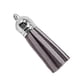 thumbnail image 2 of Wosthever 28 piezas bolsa Keychian encantos único exquisito llavero borlas Simple llavero borla adorno DIY accesorio para bolsos llaves Artesanía gris claro Wosthever HA059646-15B, 2 of 6