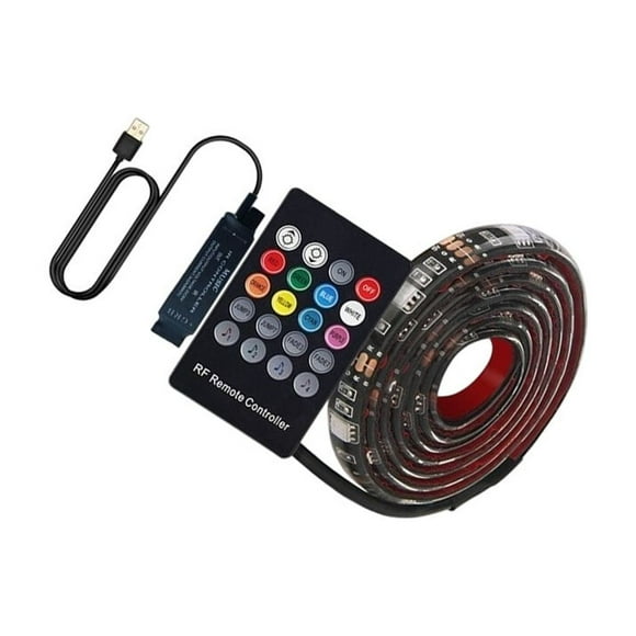 USB LED Strip Light RGB 5V Music and Durable Controller Background Lighting TV Backlight Light Flexible LED Light Type 2