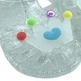 thumbnail image 3 of Travelwant Toddler Girls Jelly Sandals Rubber Sole Closed Toe Princess Flat Summer Shoes, 3 of 7