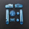 thumbnail image 1 of 1ensemble pour GBA A B L R D-Pad Boutons Marche/arrêt pour Gameboy Avance Boutons Cadre Pièces de Rechange Bleu Ciel Clair, 1 of 6