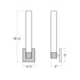 thumbnail image 7 of Sonneman 3960-40 20" Tall Led Wall Sconce - Brass, 7 of 7