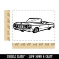 thumbnail image 2 of Lowrider Classic Vintage Car Rectangle Rubber Stamp Stamping Scrapbooking Crafting - Small 1.7in, 2 of 7