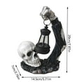 thumbnail image 4 of Halloween Decorative Items Skull Lanterns Resin Handicrafts Home And Outdoor Decorative Items, 4 of 9