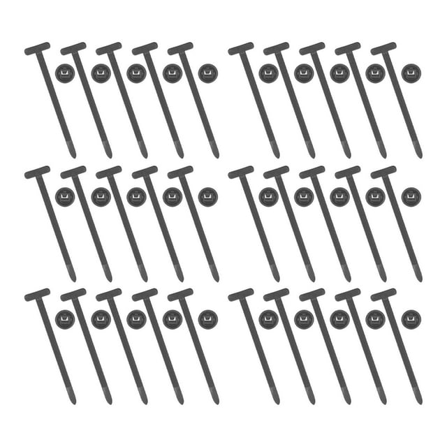 Colaxi Multifunctional Cable Tie Buckle High Performance Engine Undertray Fasteners 30PCS