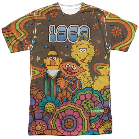 Sesame Street - Psychedelic 69 - Short Sleeve Shirt - XX-Large