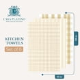 thumbnail image 2 of Dish Towels for Kitchen 18" x 28", Dish Towels Set of 6 – Great for Daily Dish Drying, Cooking Prep, and Serving Use, Reliable Kitchen Companions for Spills and Baking Needs- Beige, 2 of 3