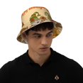 thumbnail image 4 of Bingfone Gnomes Happy Thanksgiving Bucket Hat for Men Women,Packable Reversible Printed Sun Hats,Fisherman Outdoor Travel Hiking Beach Caps, 4 of 7