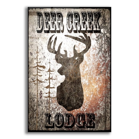 Epic Art 'Lodge Deer Creek Lodge' by Lightbox Journal, Acrylic Glass Wall Art, 16"x24"