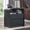 Black-2pcs, variant on 25" Tall Modern Nightstand Set of 2, 23.6'' Wide Wood Bedside Table w/2 Storage Drawers, Charging Station, Mid Century End Table for Bedroom, Living Room,Curved Profile Design 1pc