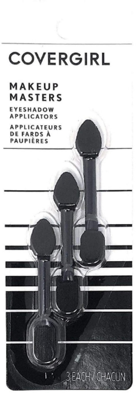 4 Pack - CoverGirl Makeup Masters Eyeshadow Applicators 3 ea