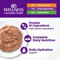 thumbnail image 3 of Wellness Complete Health Pate Adult Wet Cat Food, Natural, Protein-Rich, Grain Free, 3 Ounce , 24 Pack, (Chicken & Turkey Variety Pack), 3 of 9
