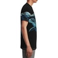 thumbnail image 6 of Wukai Ocean Turtle Youth Unisex Short Sleeve T-Shirt for Boys, Girls, Teens, and Kids-X-Small, 6 of 7