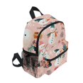 thumbnail image 2 of FORMRS School Backpack with Front Zippered Pocket 12" Student Travel Daypack, Christmas Snowman, 2 of 6