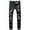 77# Black, variant on Jeans for Men Slim Fit Straight Tube Retro Hop Pants Street Jeans Pants Stretch Casual Comfort Outdoor Denim Pants