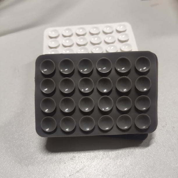Ventosa de silicona cuadrada/curva para teléfonos móviles, ventosa universal para fundas de cuero para tabletas